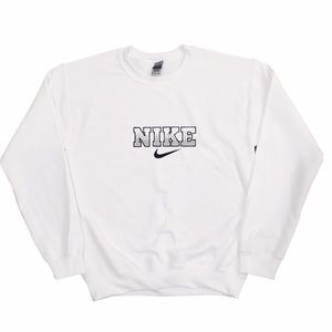 Embroidered crewneck